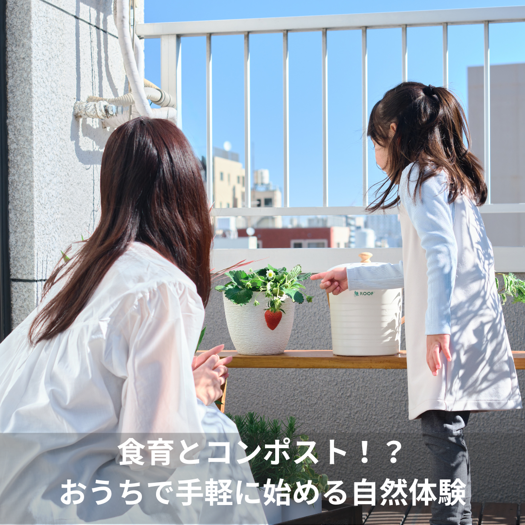 食育にコンポストが有効!?おうちで始める自然体験